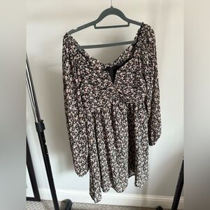 Final Touch Black Floral Dress